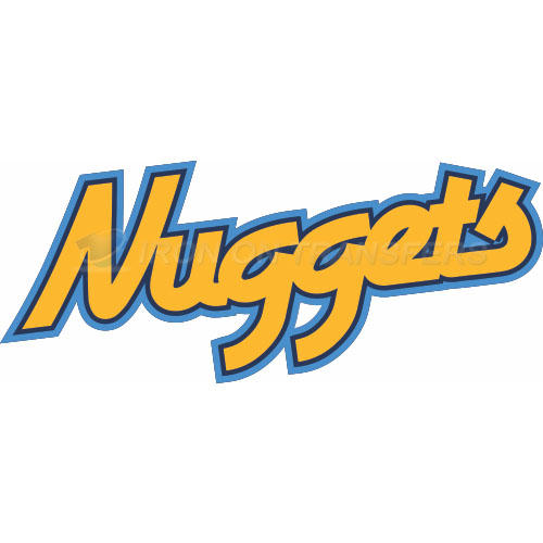 Denver Nuggets Iron-on Stickers (Heat Transfers)NO.978